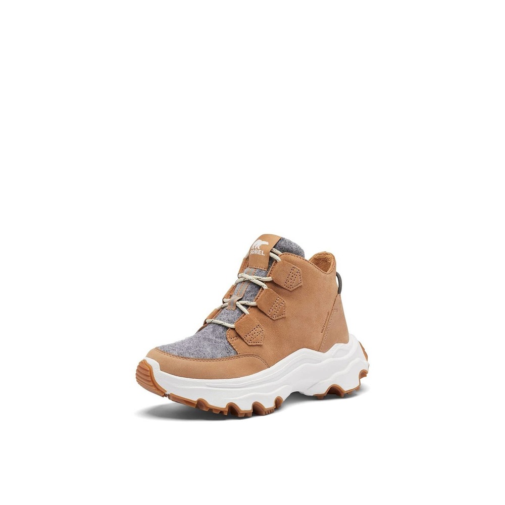 Sorel Women's Kinetic Breakthru Caribou Waterproof Boot Tawny Buff Quarry, US 11